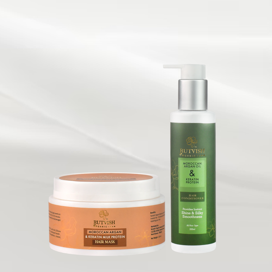 Rutvish Organic Basic Haircare Combo 2 (Shampoo + Mask) Rutvish Organic