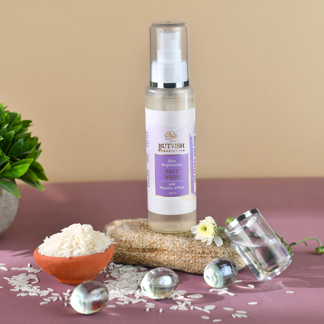 Rutvish Organic Relaxing Combo (Face Wash + Face Scrub + De-tan + Massage Candle) Rutvish Organic